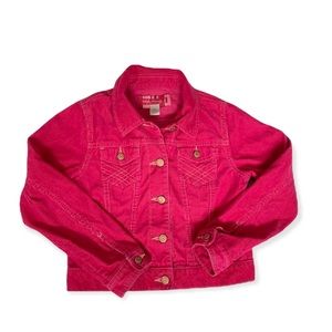 Kids pink corduroy jacket